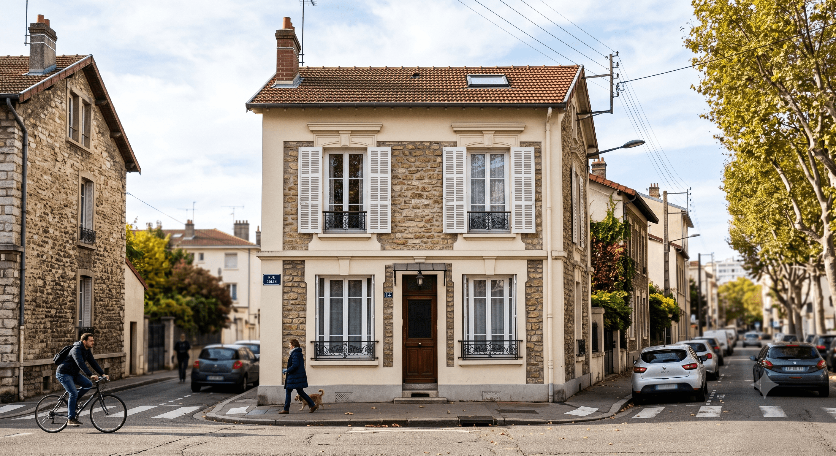 photo d'une maison à Villeurbanne proche de Lyon