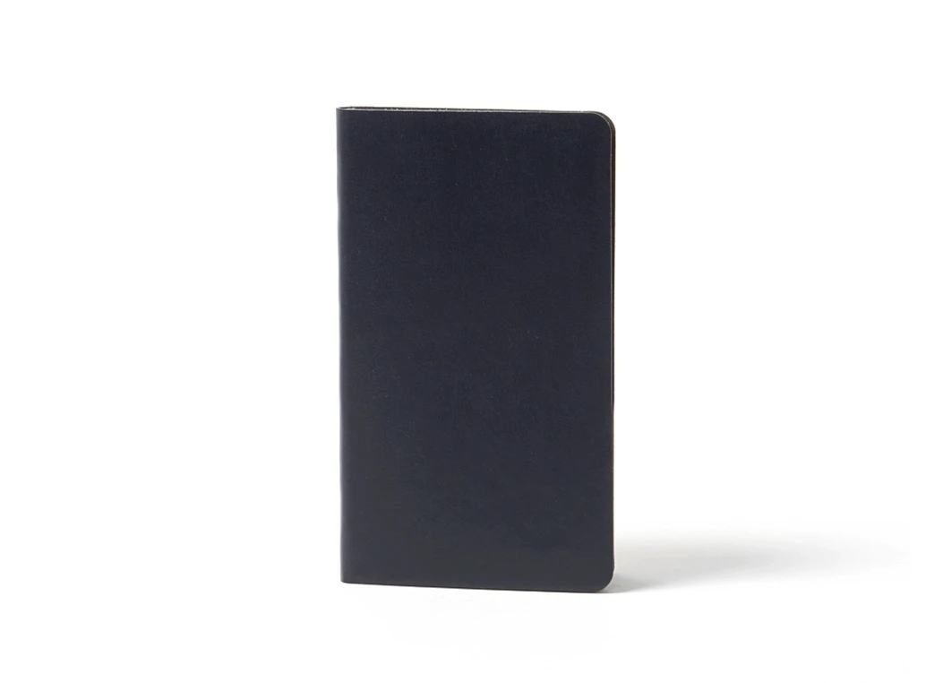 Front view of minimalist hardbound journal with rounded corners