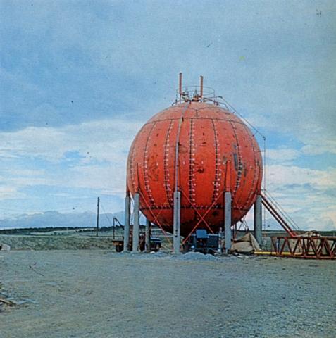 Muelle de ENAP para embarque de productos en Cabo Negro