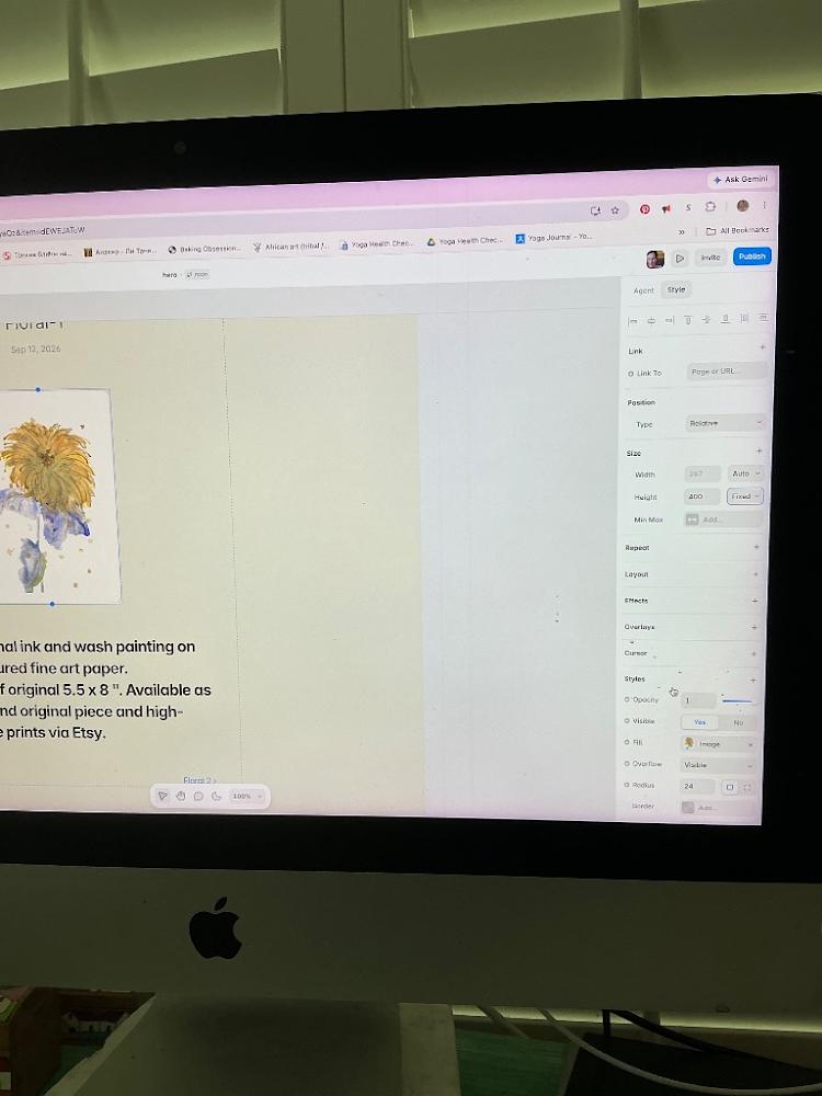 Visually searched image