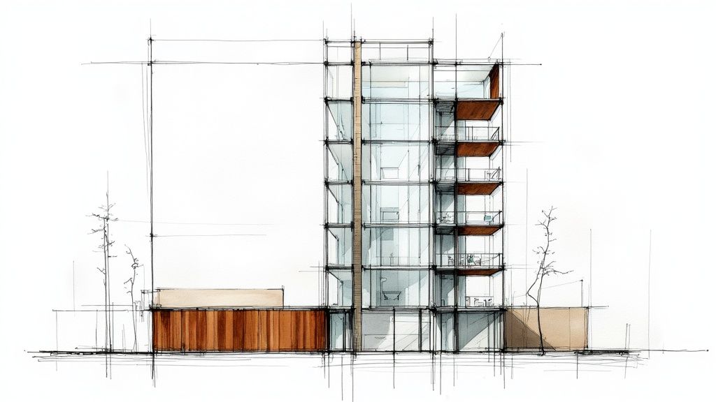 Contemporary Glass & Steel Facades