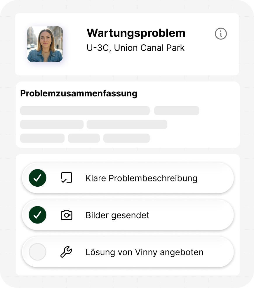 Arbeitsauftrag Bildschirm für den jährlichen Aufzugsservice im Union Canal Park mit gebuchtem Auftragnehmer, abgeschlossenem Arbeitsauftrag, erhaltenem Zertifikat und ausstehendem Zahlungsstatus