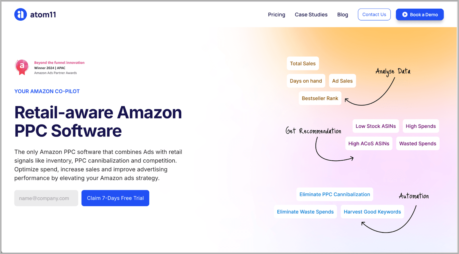 atom11 retail-aware PPC software home page @@ atom11 retail-aware PPC software home page