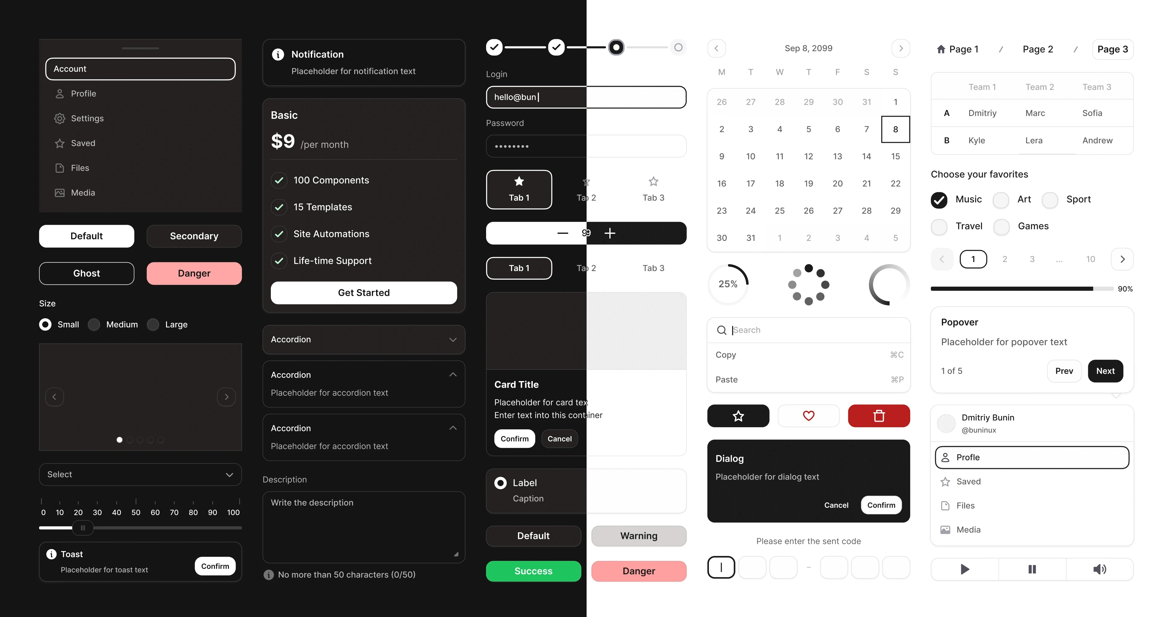 Figma UI Kit and Desing System