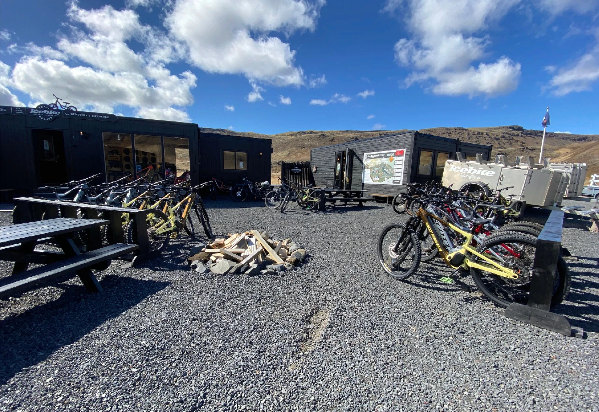 Reykjadalur Trailcenter location