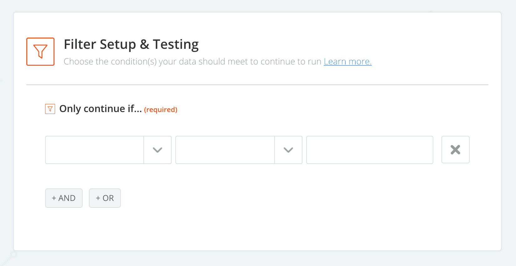 Only Continue If in Zapier for Bumpsale