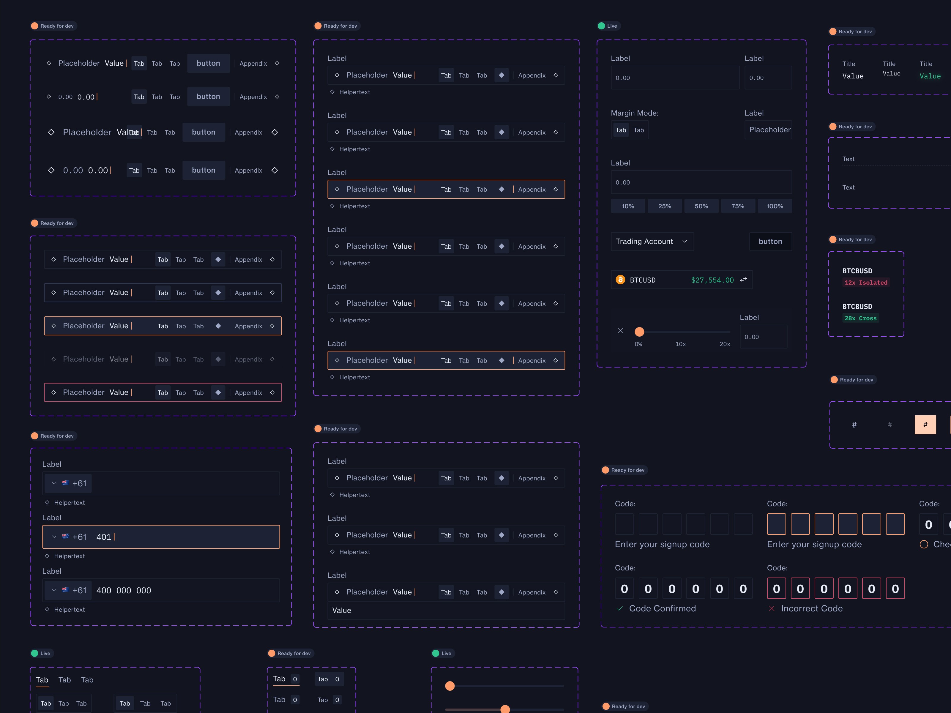 Infinex Decentralized exchange web3 product ux design