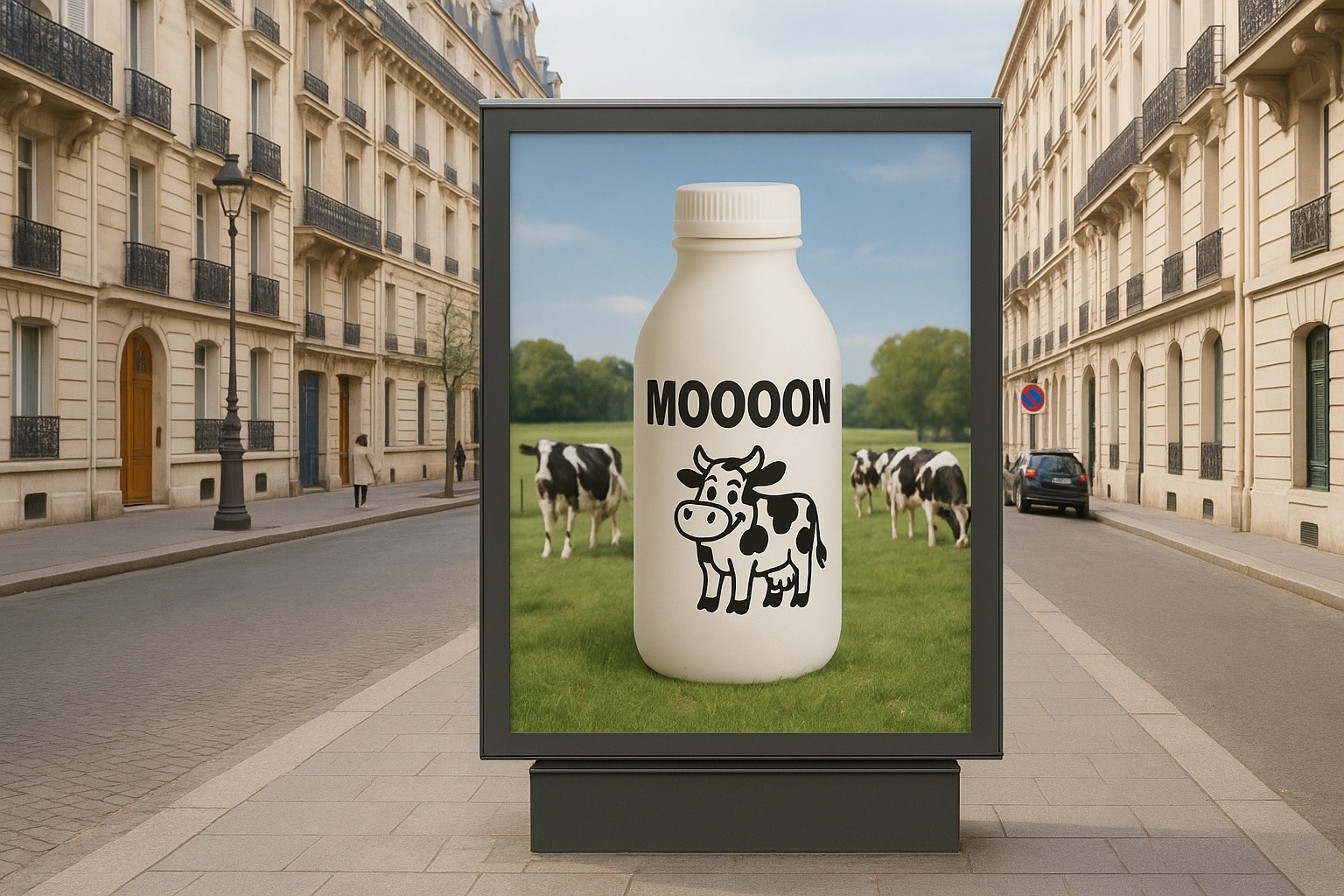 Moooon Milk Street Ad