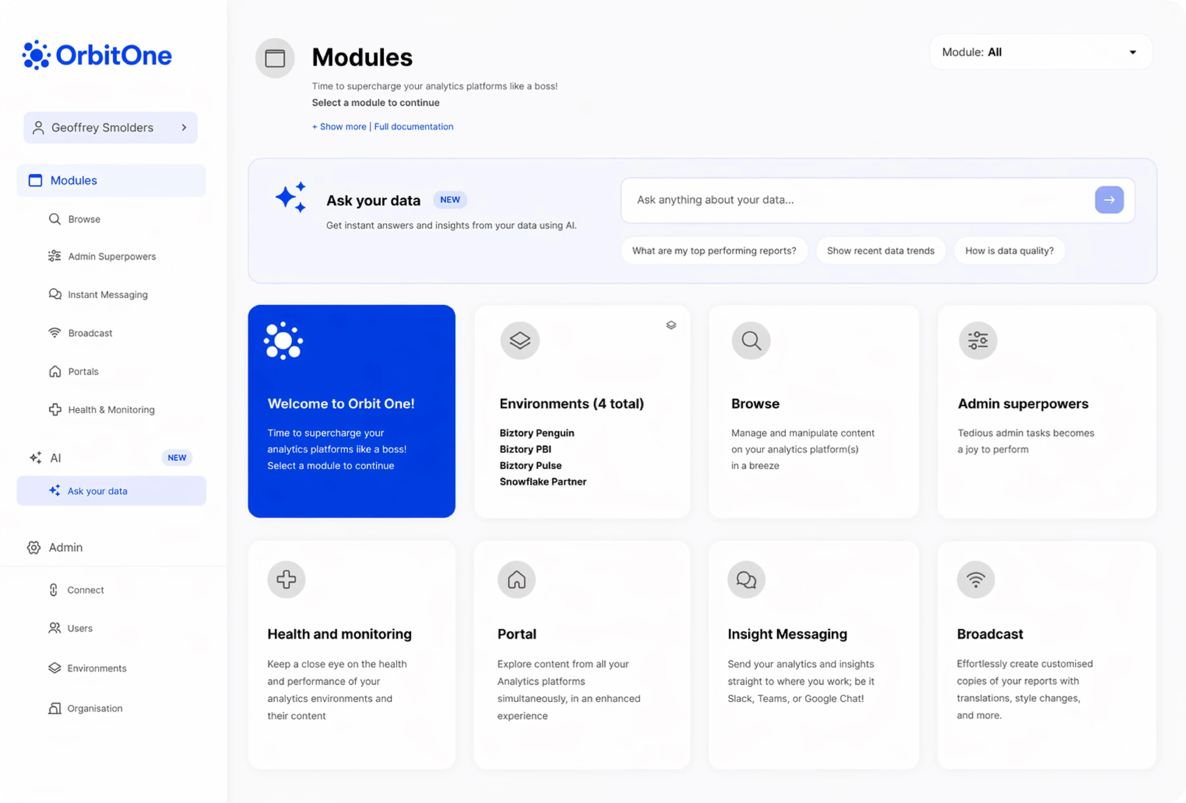 Application mockup
