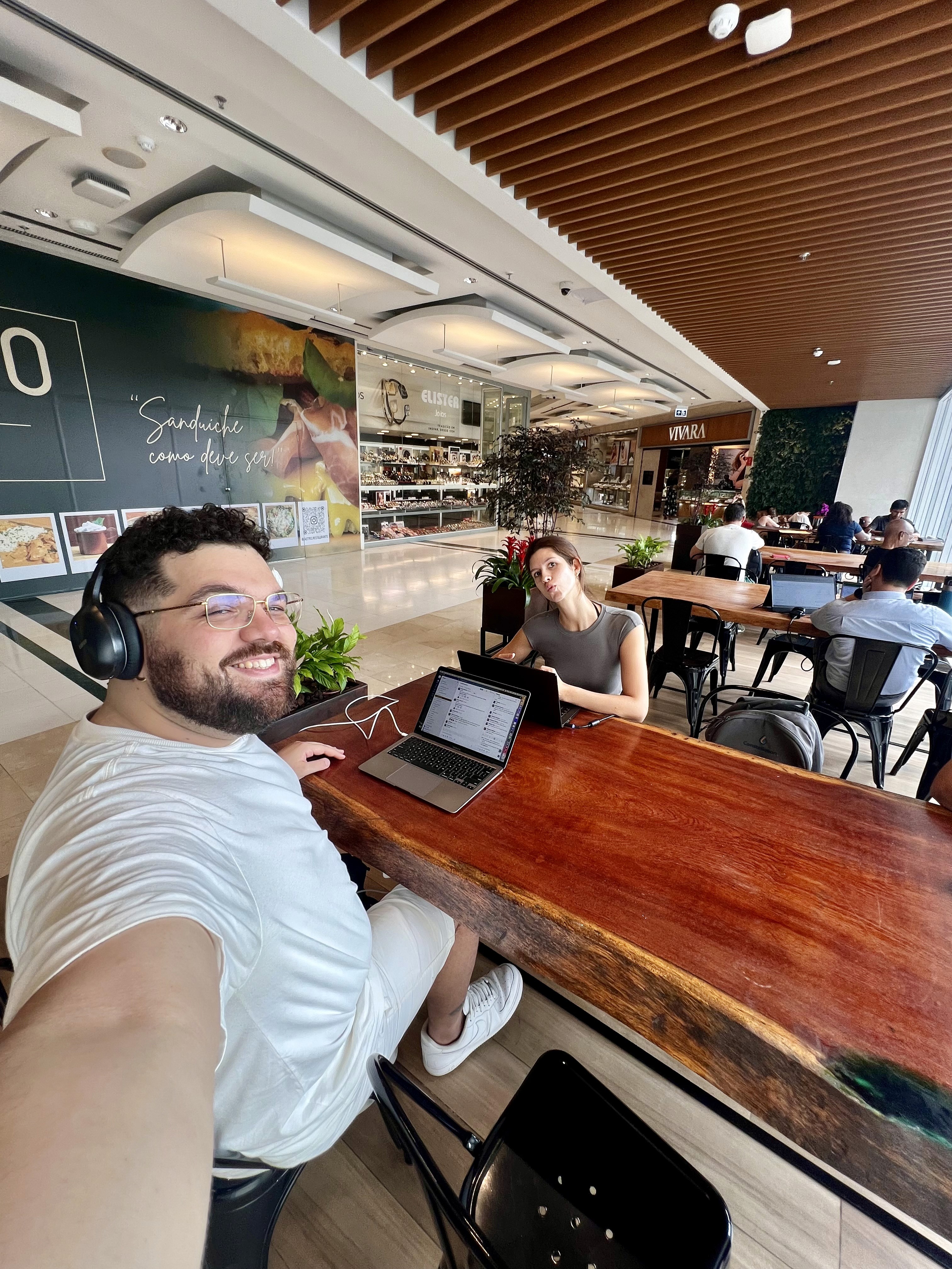 Riding a bicycle with V sign