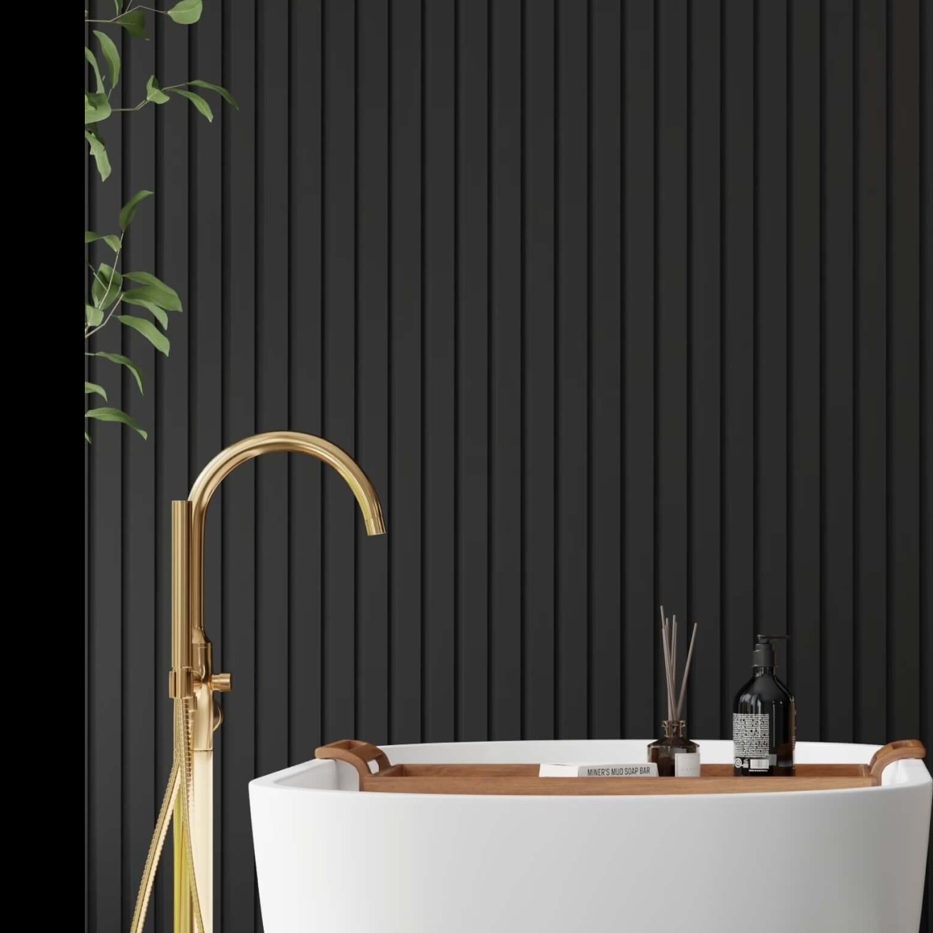 Modern bathroom vignette