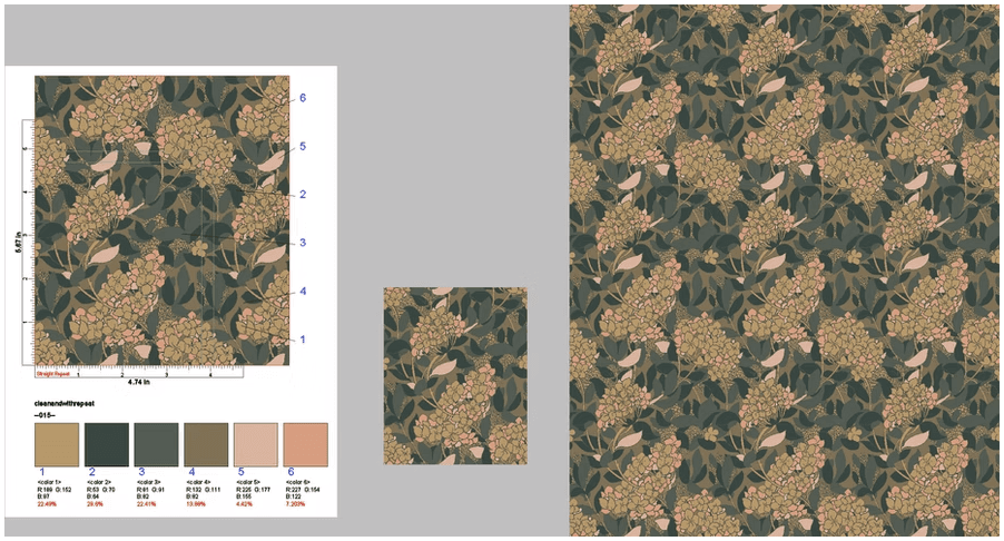 Digital Textile R&D: Kaledo Print Design