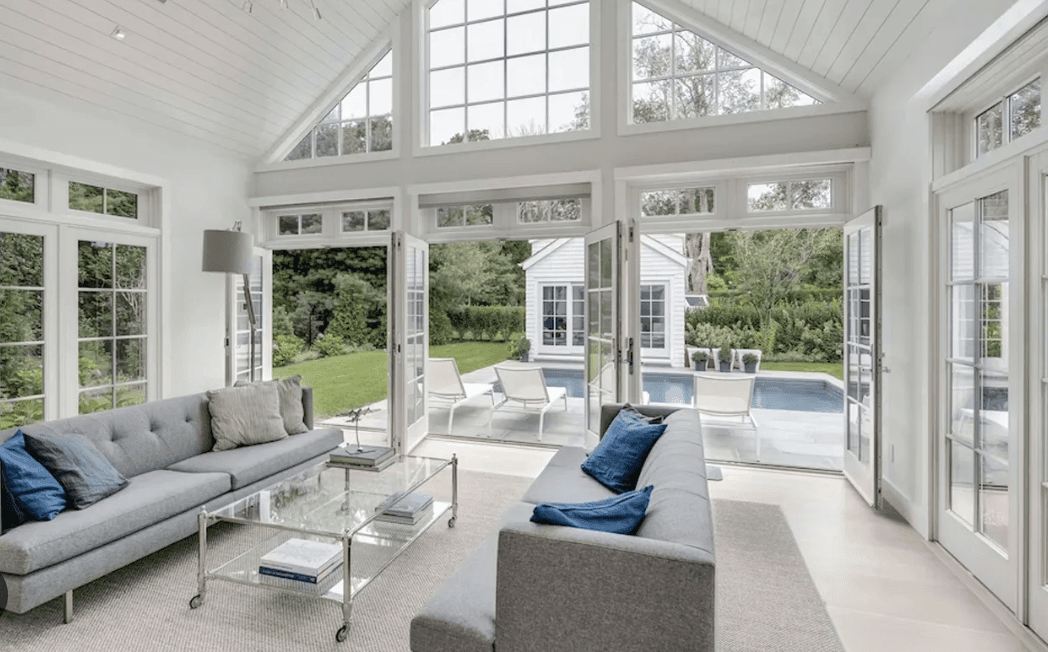 Guest-ready Hamptons rental home with interior and exterior prepared for peak summer season