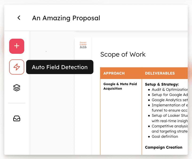 PDF Auto Field Detection