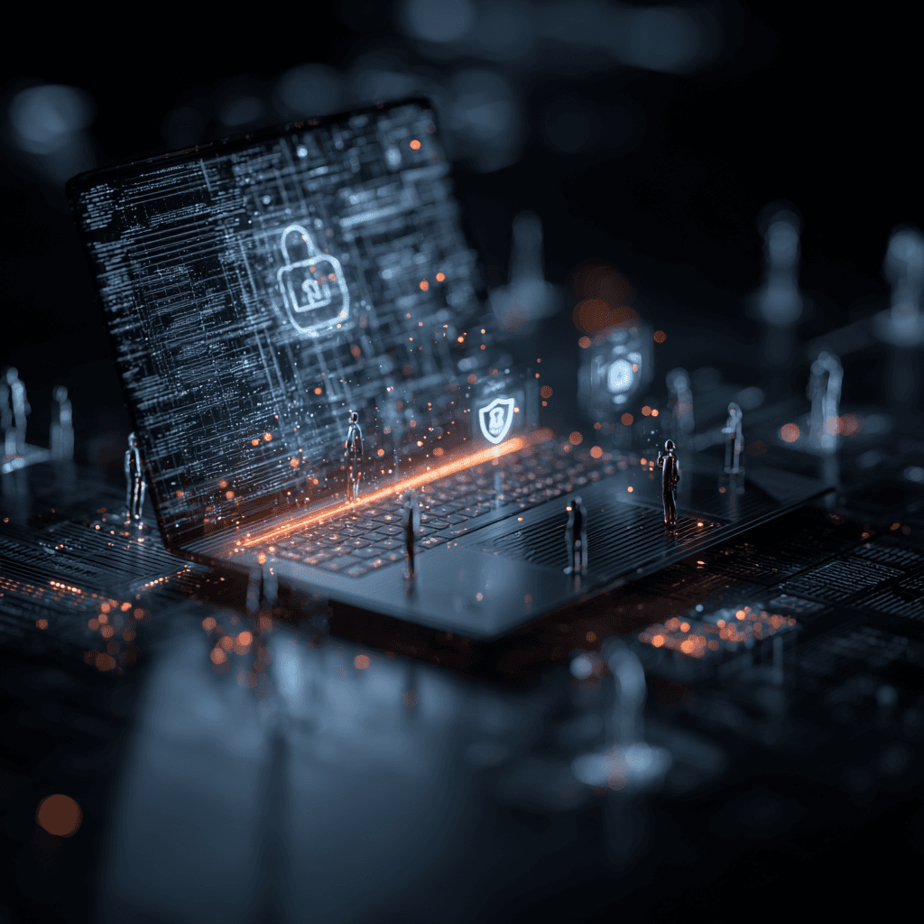 group of people using laptop computer