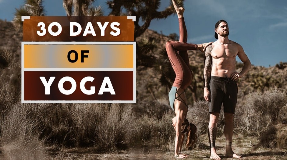 Write it through program cover, featuring Bre and Flo practicing yoga outdoors.