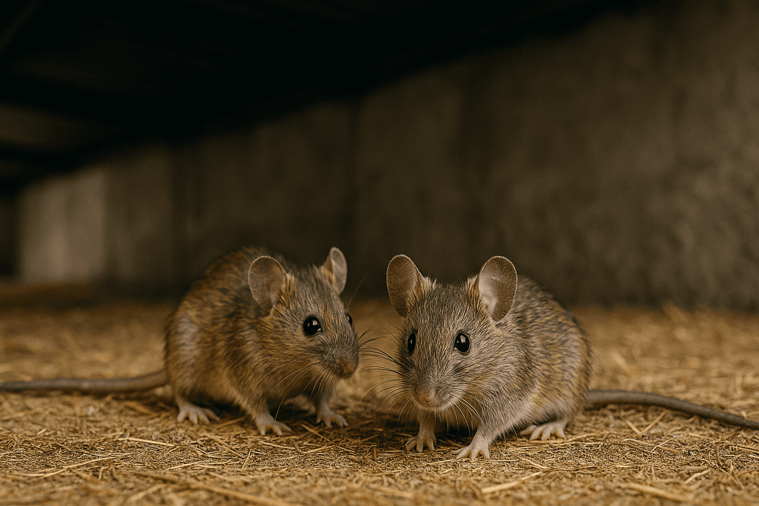 Rodent activity beneath a residential property