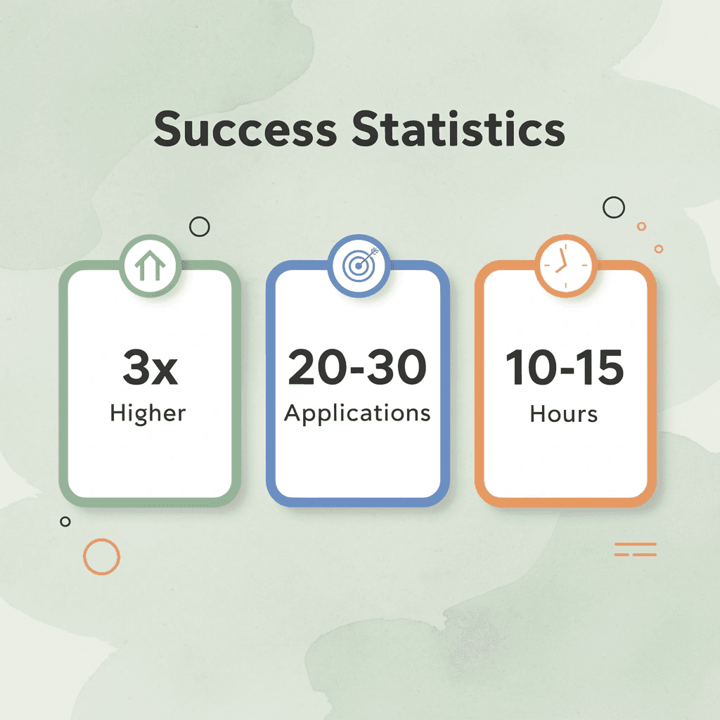 Statistics showing improved success rates with targeted approach - Science Scholarships