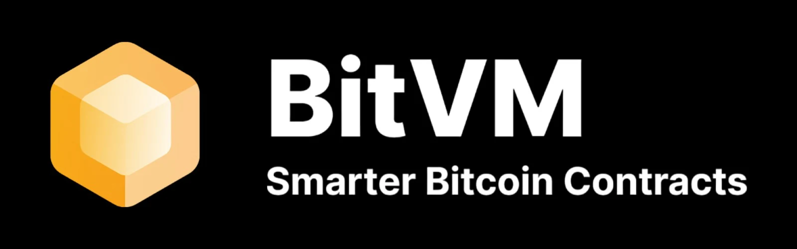 BitVM logo with yellow hexagon and smart contracts text