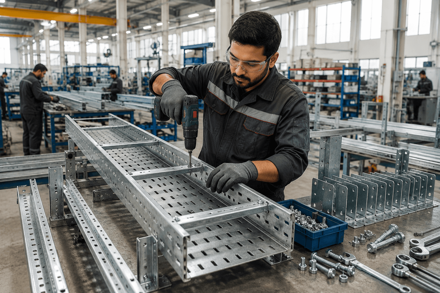 Start a Cable Trays, Cross Arms Accessories Assembling Business in Dubai