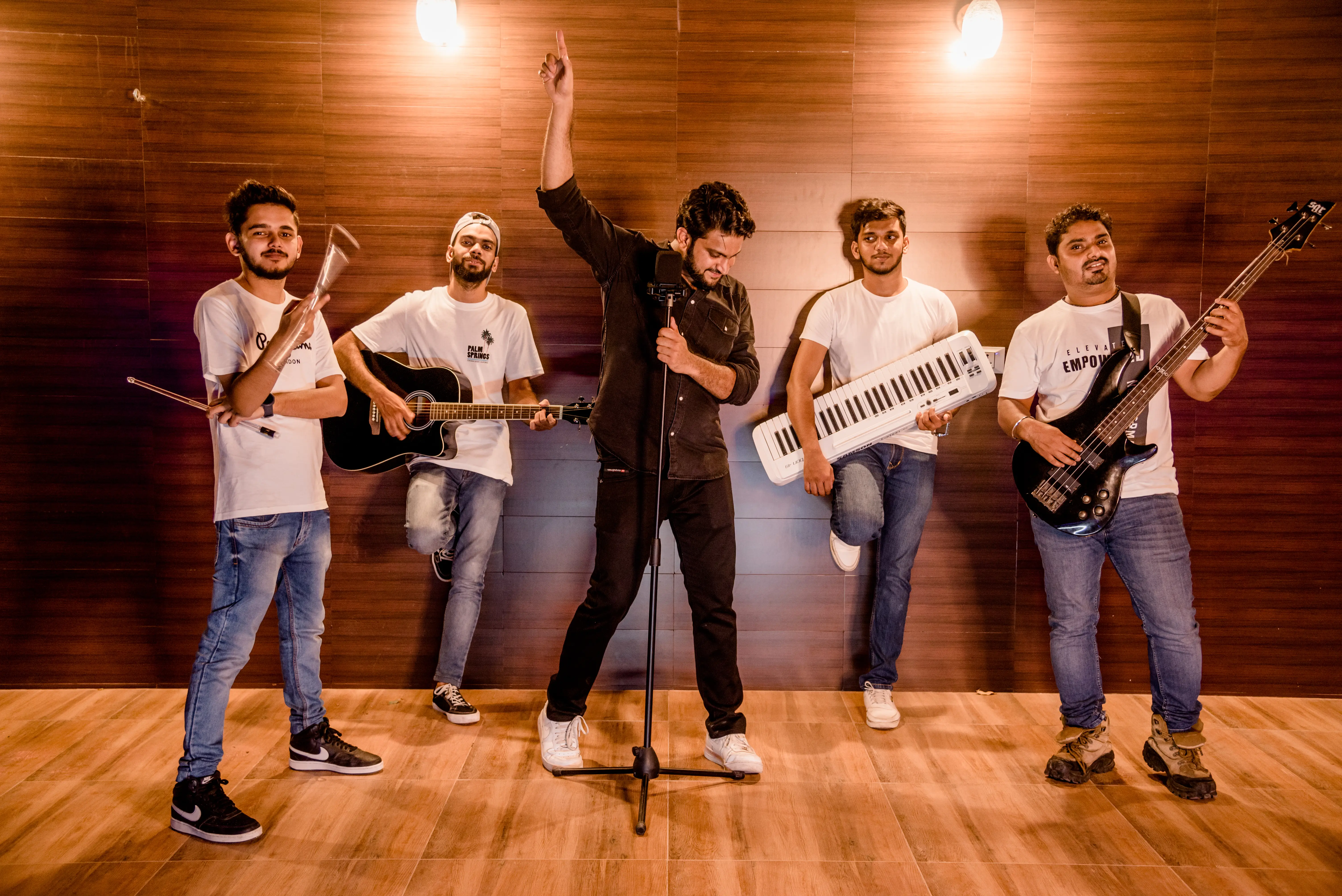 music band group performance studio shoot instruments singer Event photography