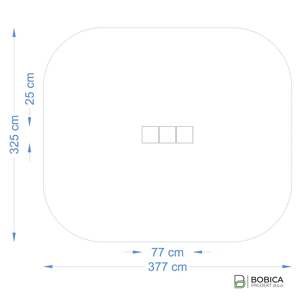 Set kanti za razvrstavanje otpada - "Eco Triple"