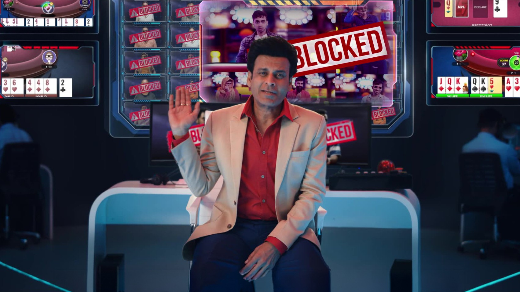 Animated scene showing women in a village discussing livelihood opportunities and government work programmes.