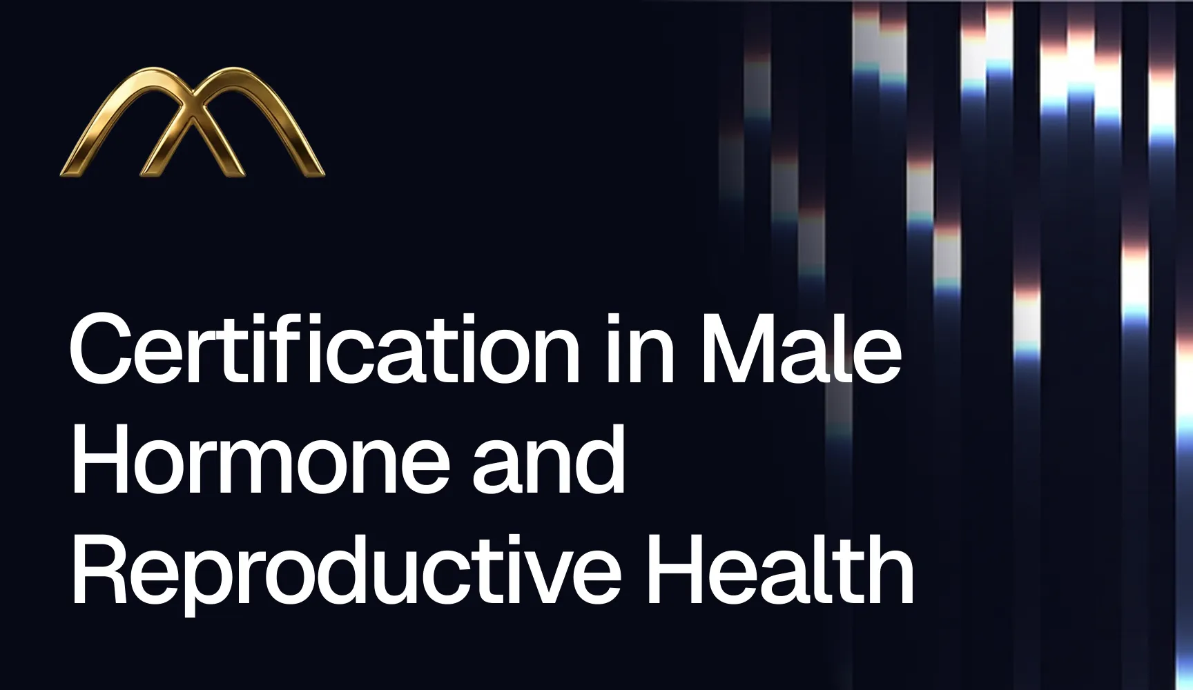 Course card for Certification in Male Hormone and Reproductive Health