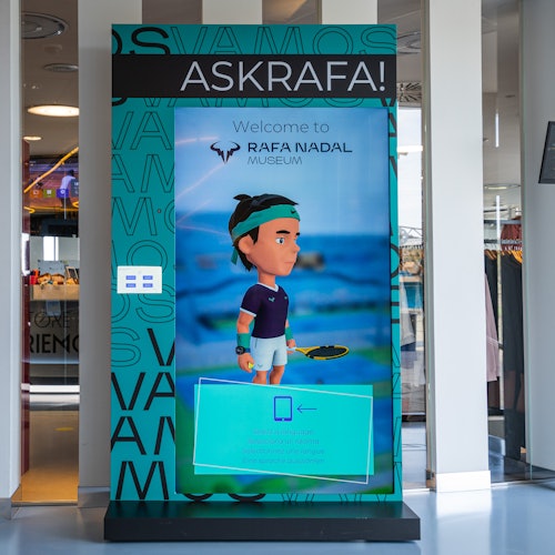 The fantastic Ask Rafa game, where visitors can ask Rafa questions and his avatar answers them.