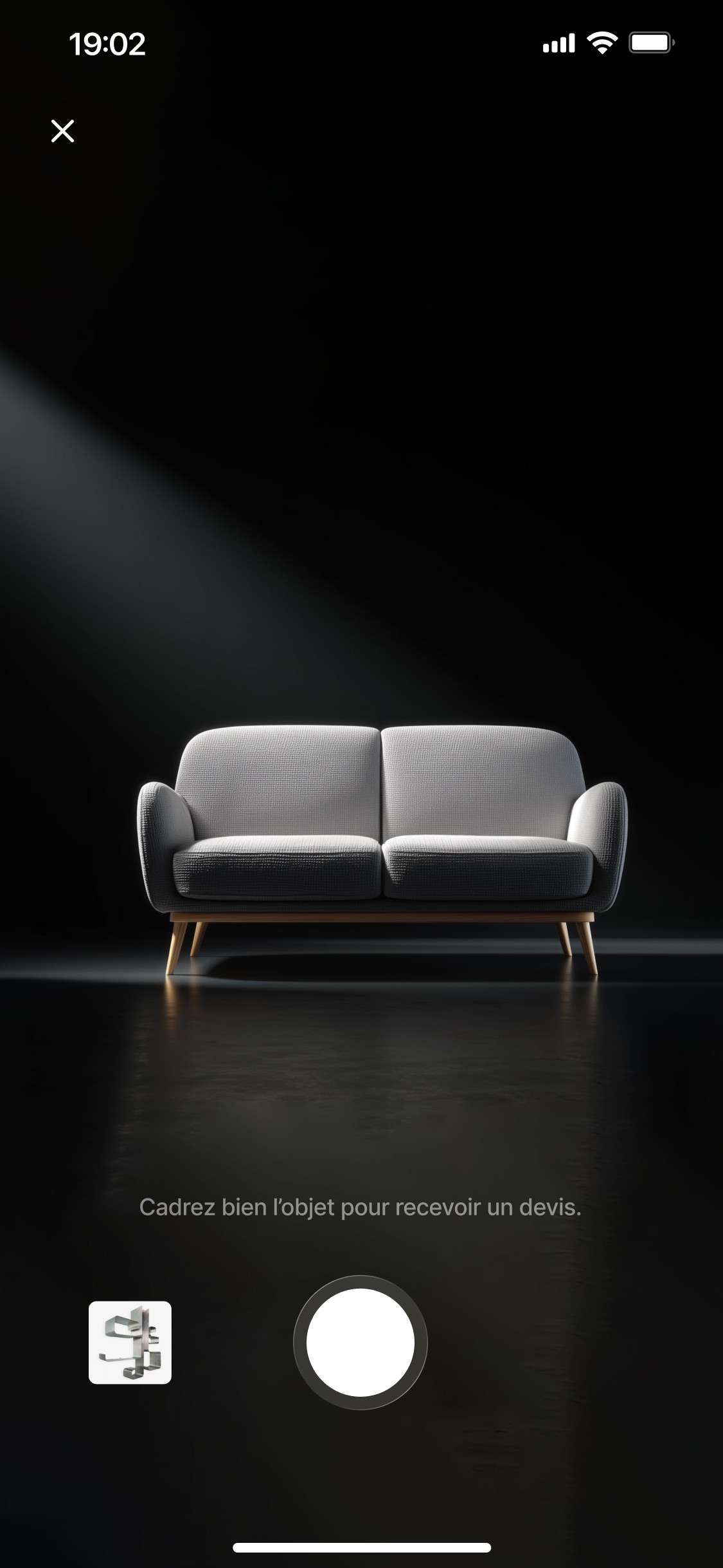 Scanner un objet Écran