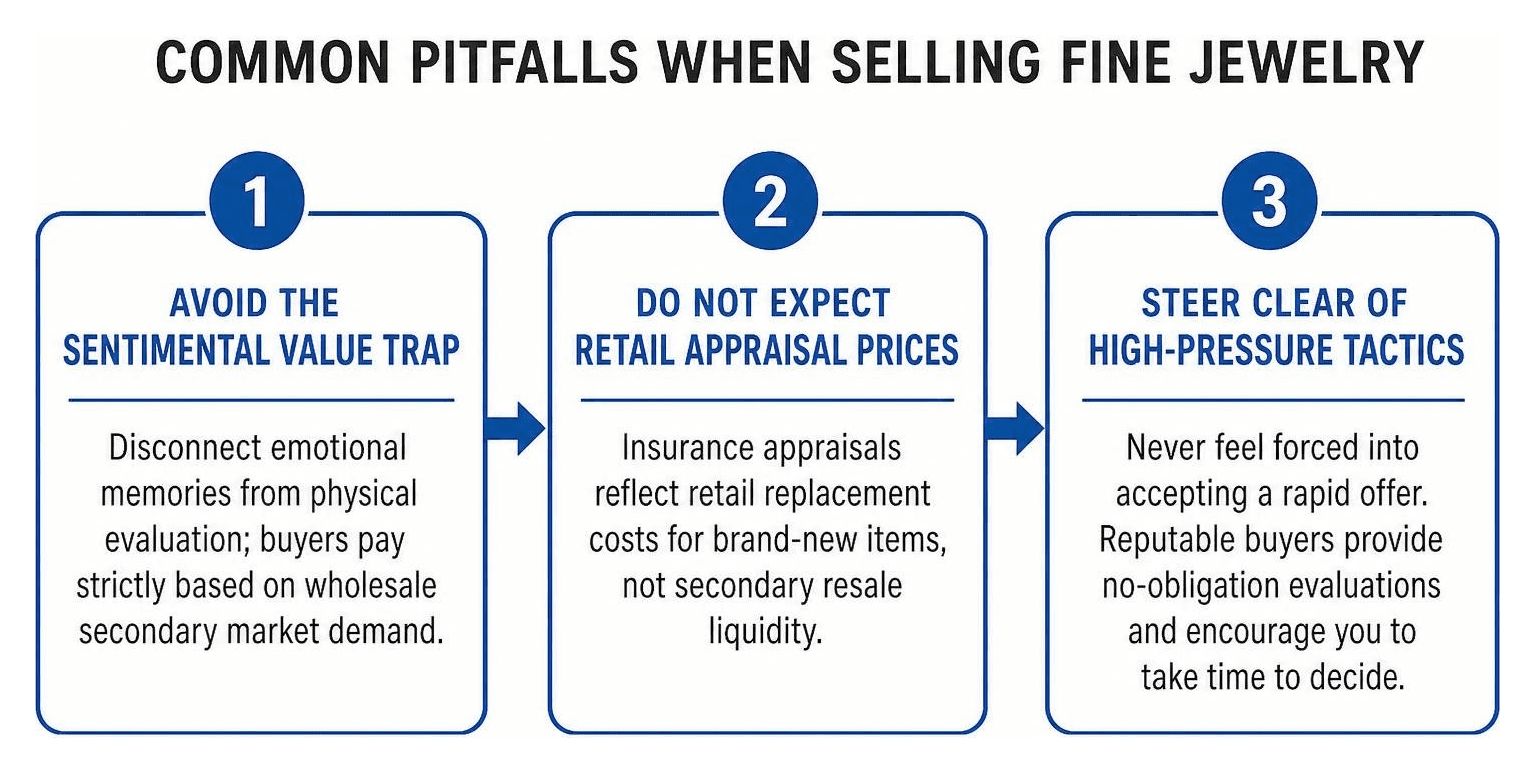 Common pitfalls when selling fine jewelry