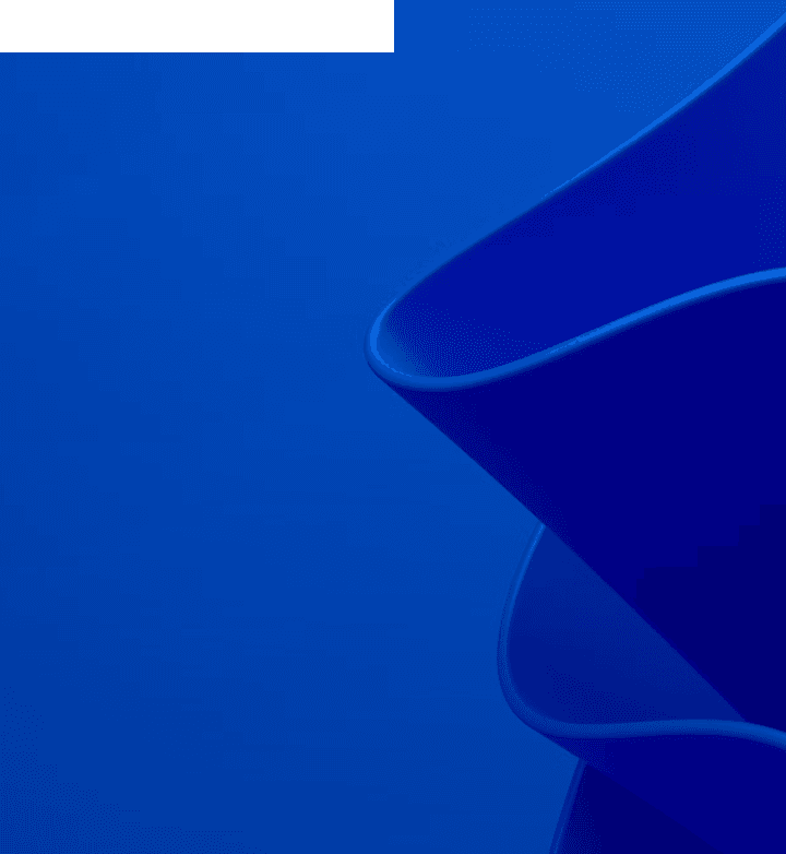 Blue abstract wave artwork