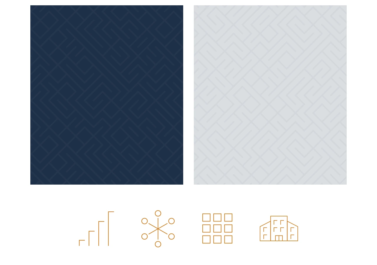 Graphic patterns and icons from the system.
