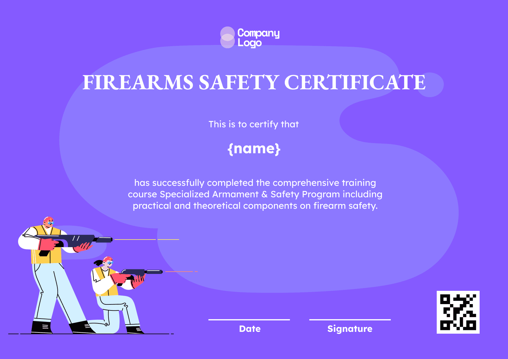 Wauld - Professional and attractive green recognition badge template