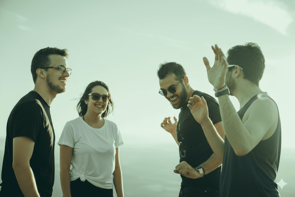 close-up shot of a woman sitting beside red cherries