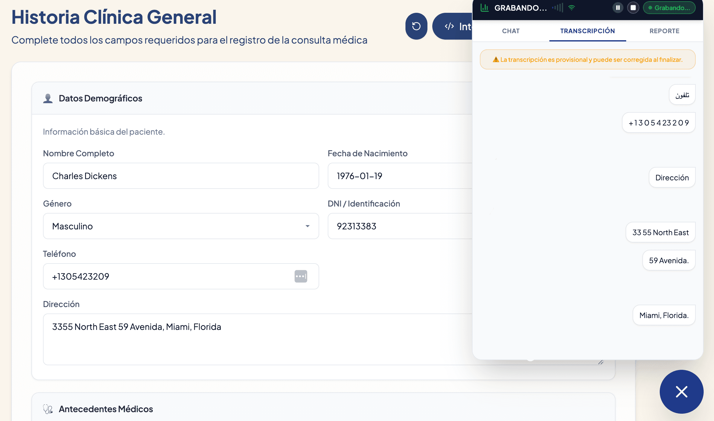 Automatically filling forms