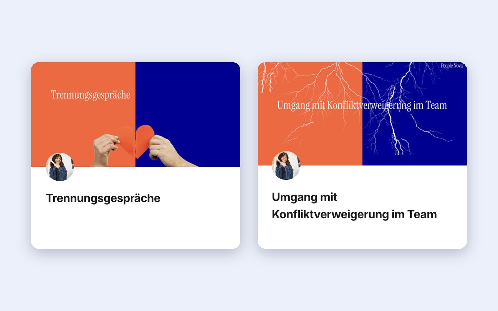 Zwei Beiträge aus dem People Nova Know how: Trennungsgespräche und Umgang mit Konfliktverweigerung im Team