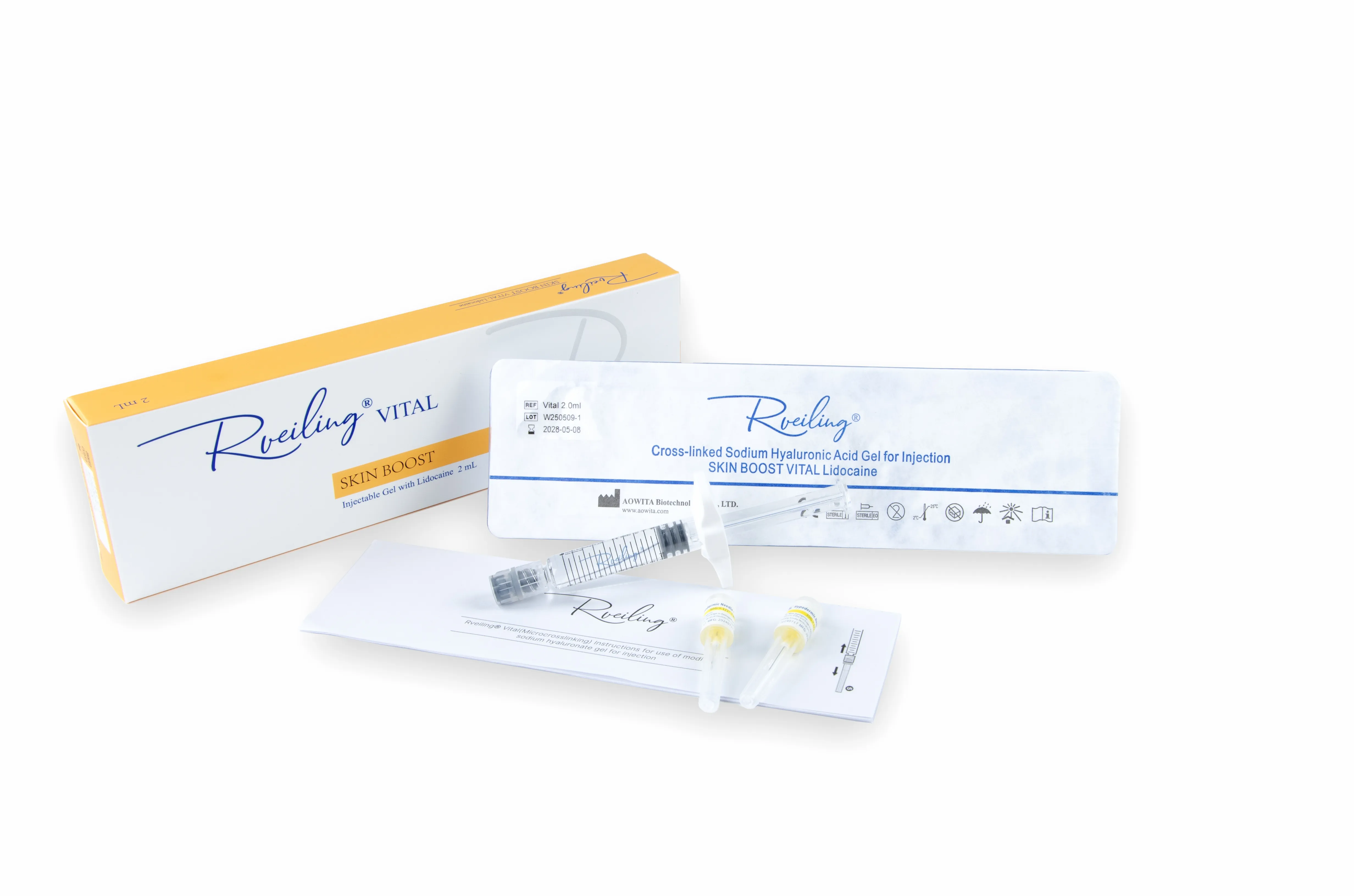 Vital Cross-linked Hyaluronic Acid Sodium Gel Manufacturer & Global Supplier for Aesthetic and Medical Use