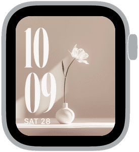 bloom still life Apple Watch face preview 1 featuring floral, modern, easter, and spring.