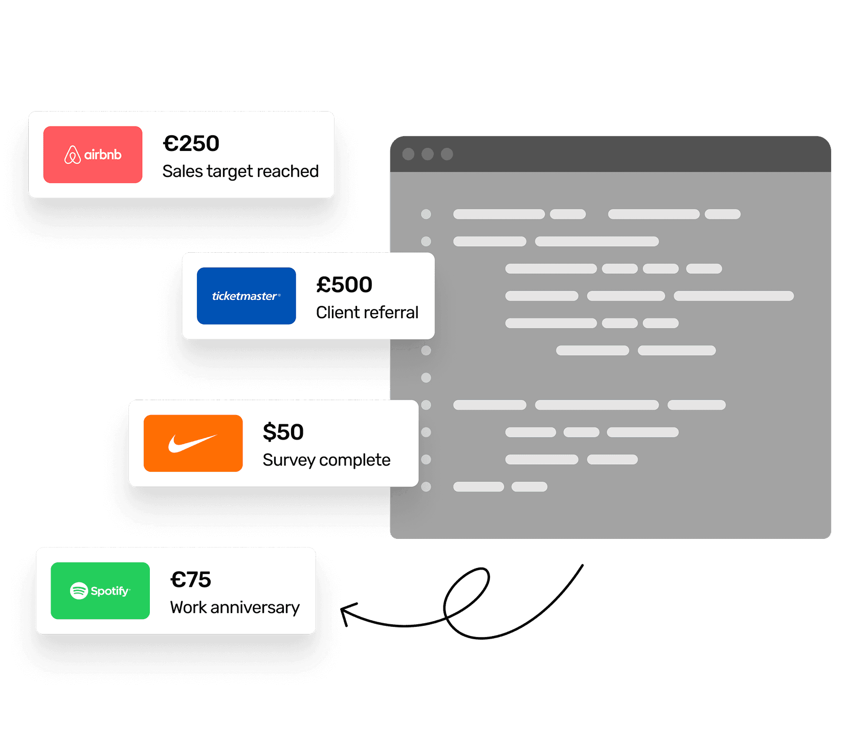 Design team using Rewardable as part of their employee benefits.