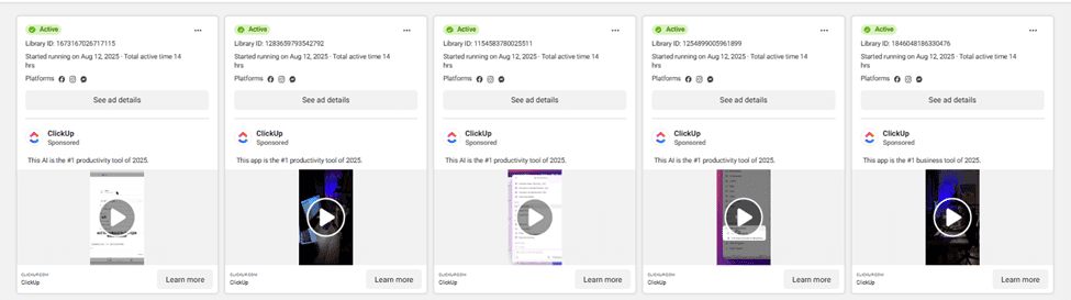 Marketing Spotlight: ClickUp Marketing Strategy Paid Advertising Strategy