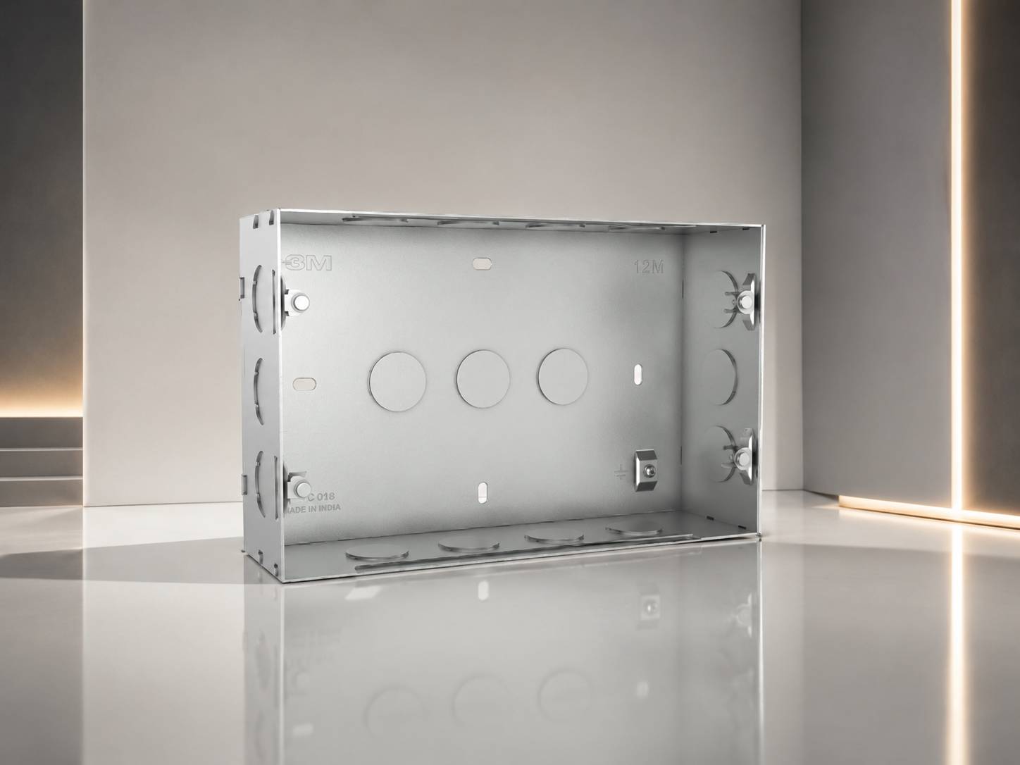 12 Module Metal Box