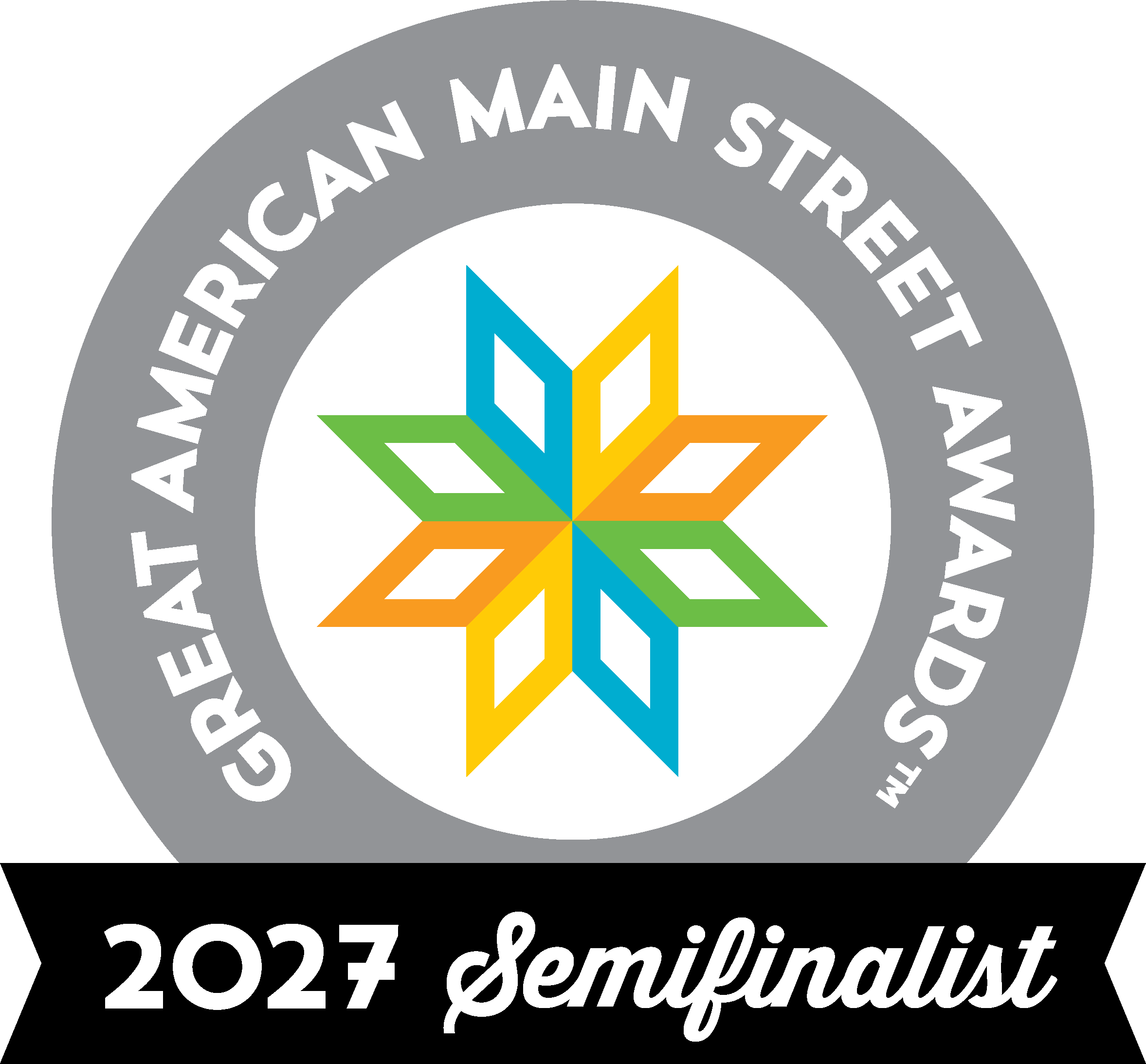 Main Street America accreditation program badge