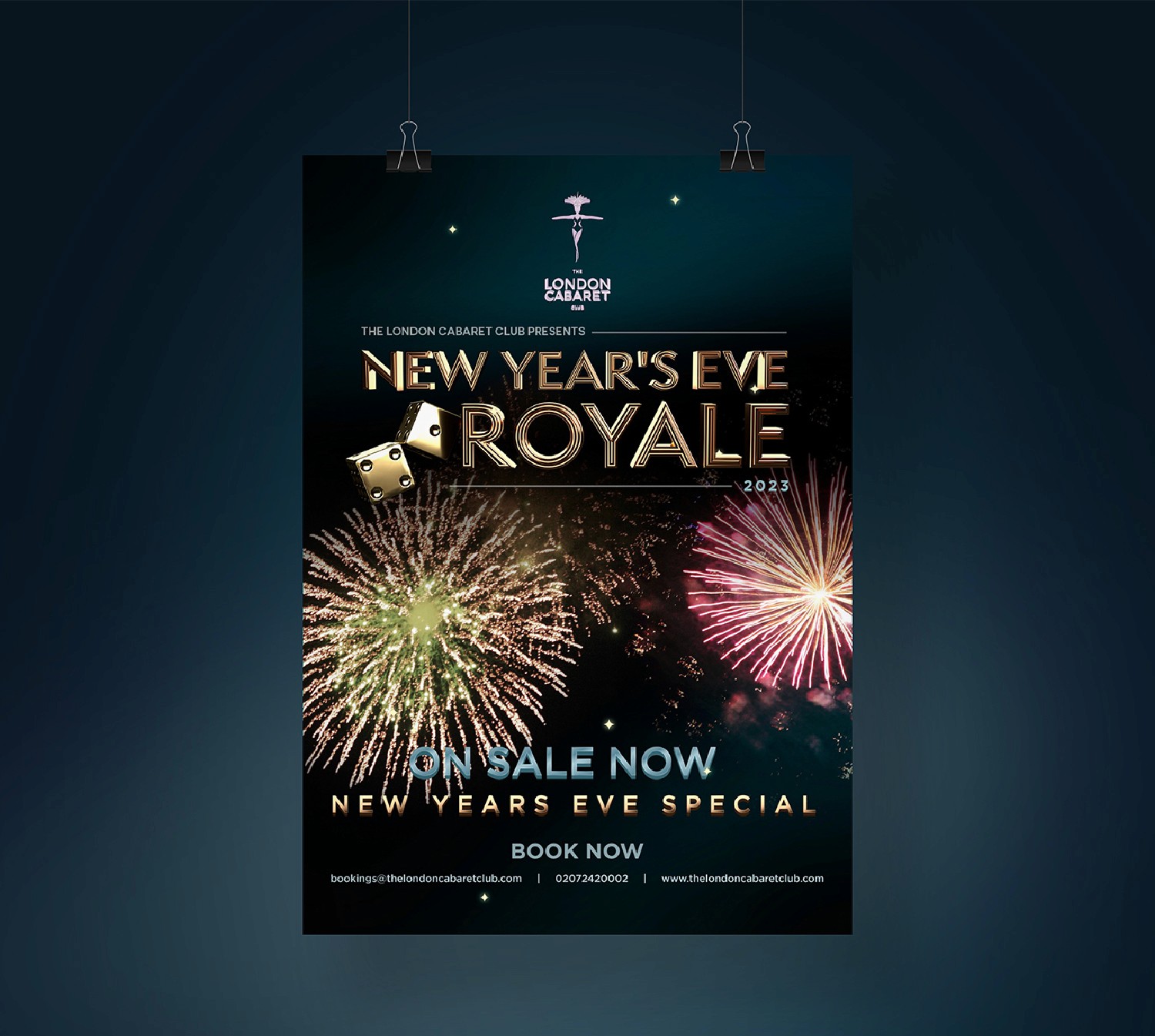 NYE Poster The London Cabaret Club