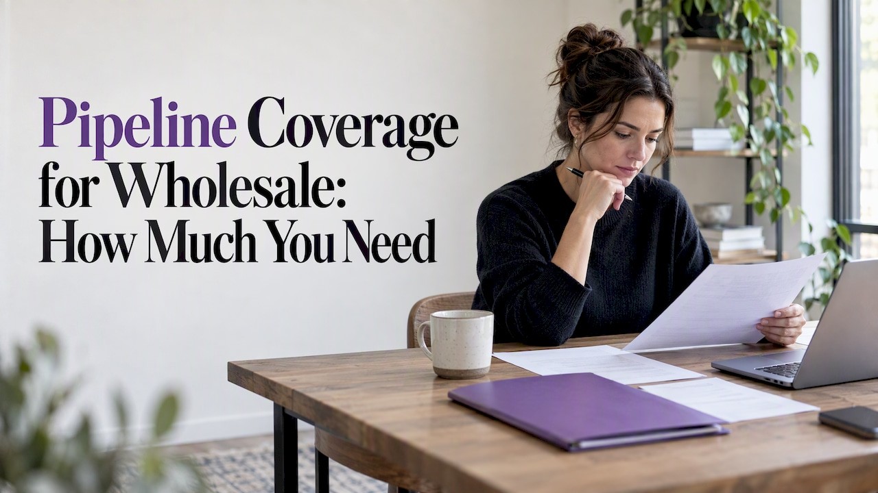 Pipeline Coverage for Wholesale: How Much You Need