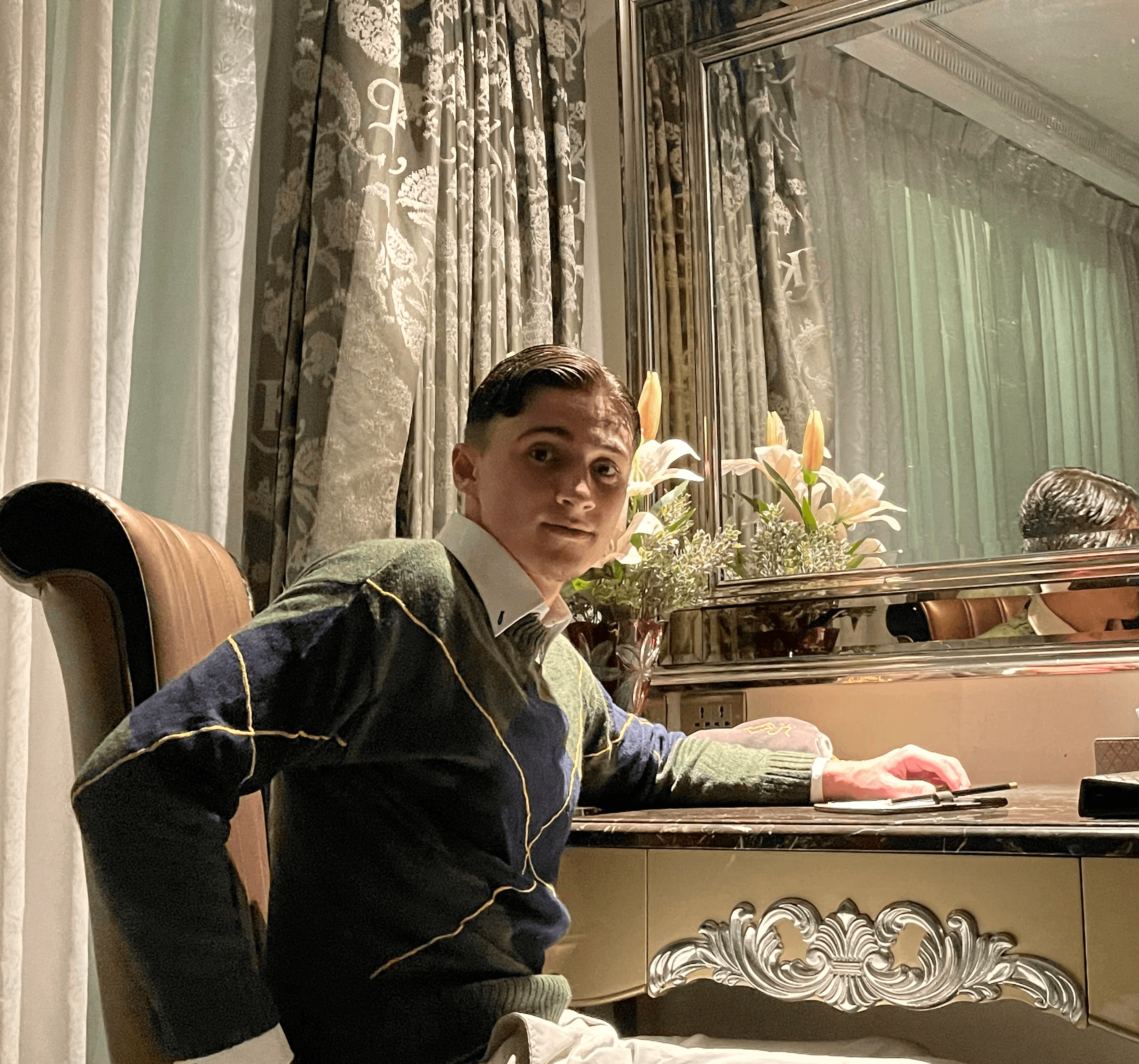 modern living room and kitchen with wooden cabinets and soft natural light