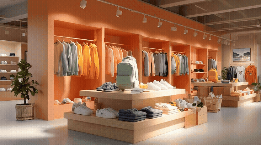 Clothes store image