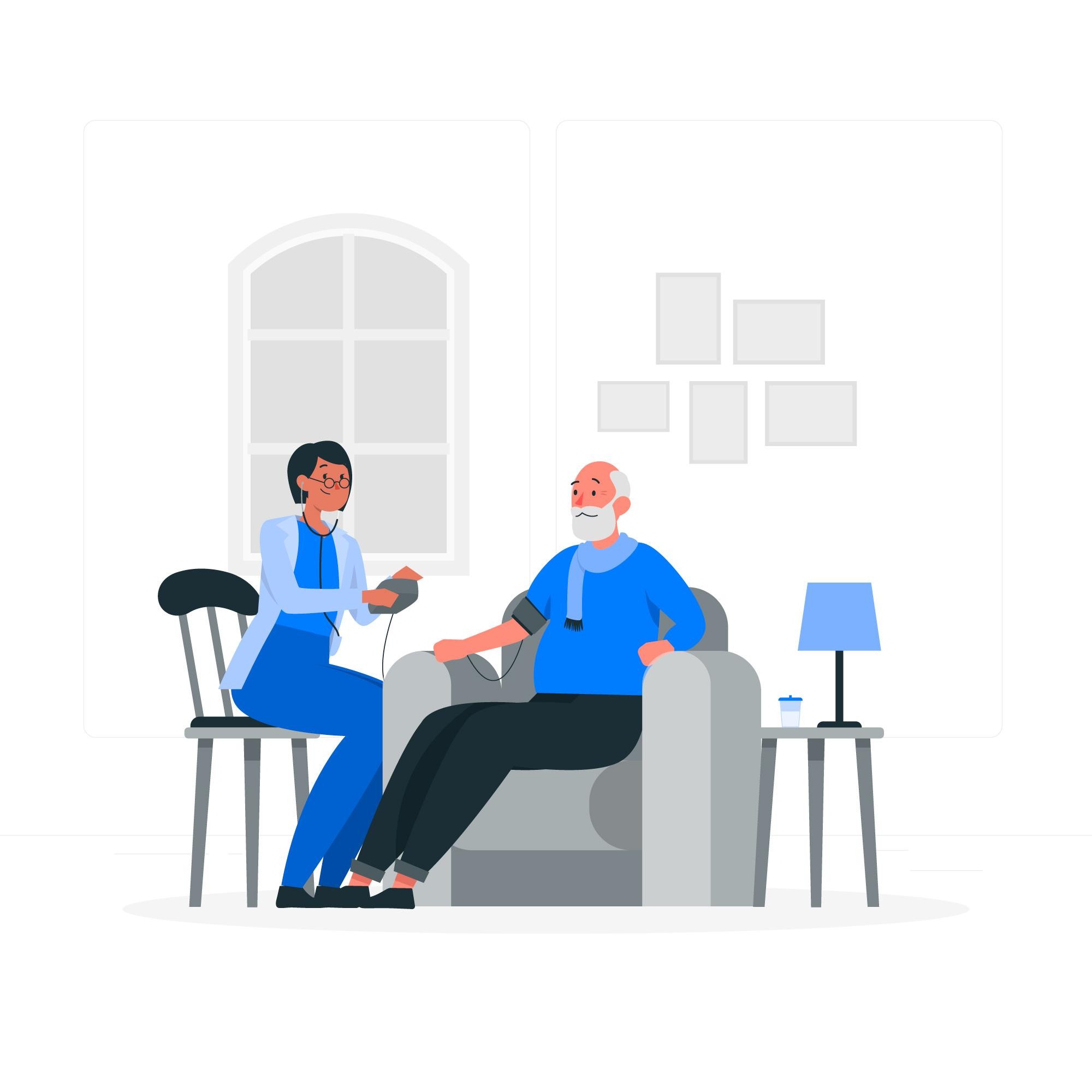 Stock vector image of Home Service