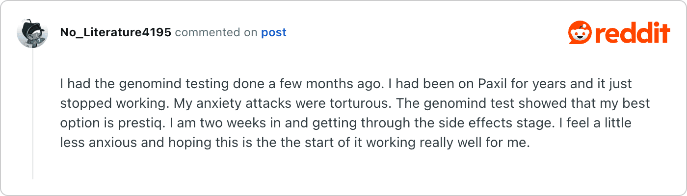 Post on Reddit