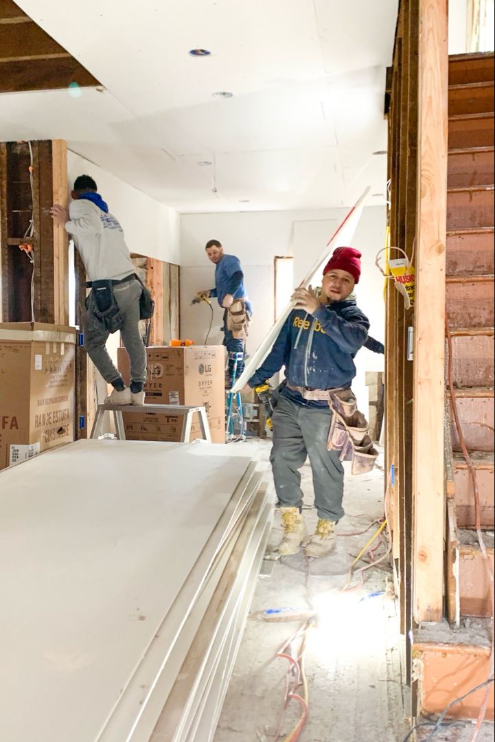 Minimalist investment fund landing page with orange and black shapes.